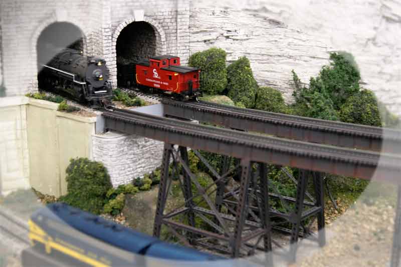 Tonebrook Gorge, DCC controlled trains